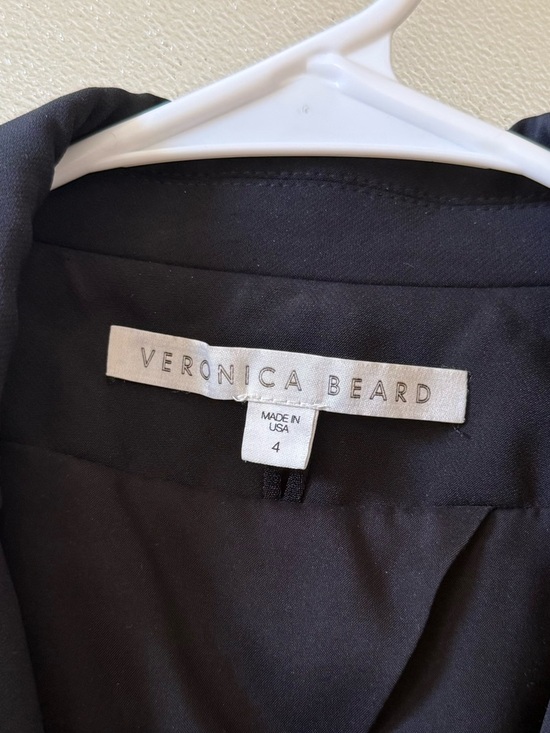 VERONICA BEARD Schoolboy Scuba Dickey Jacket in Black Sz 4 - Picture 7 of 9